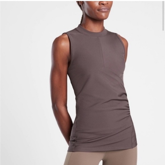 Athleta Bayview Tank deep brownish gray color XS - Picture 1 of 11